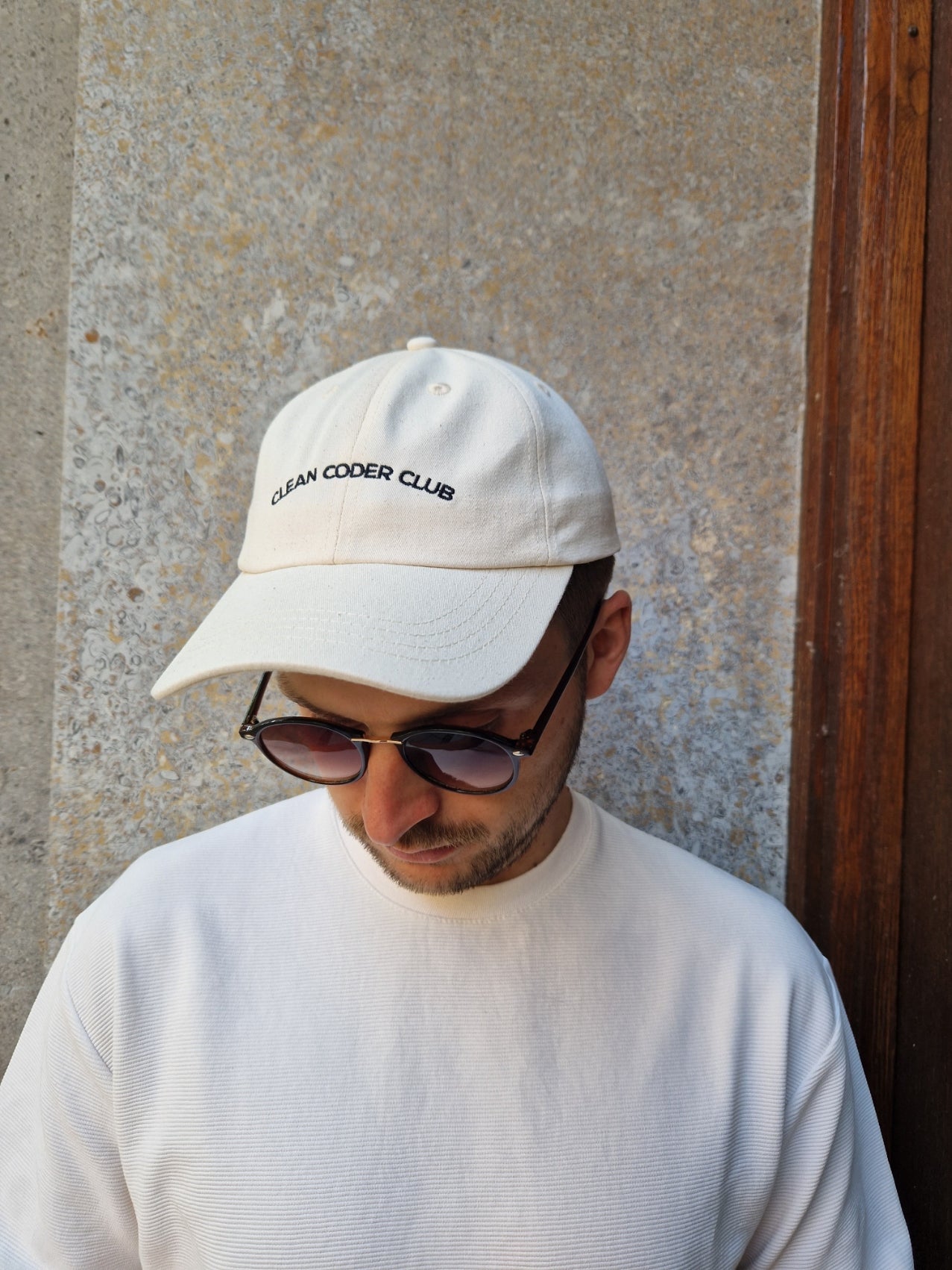Men wearing Programmer Cap