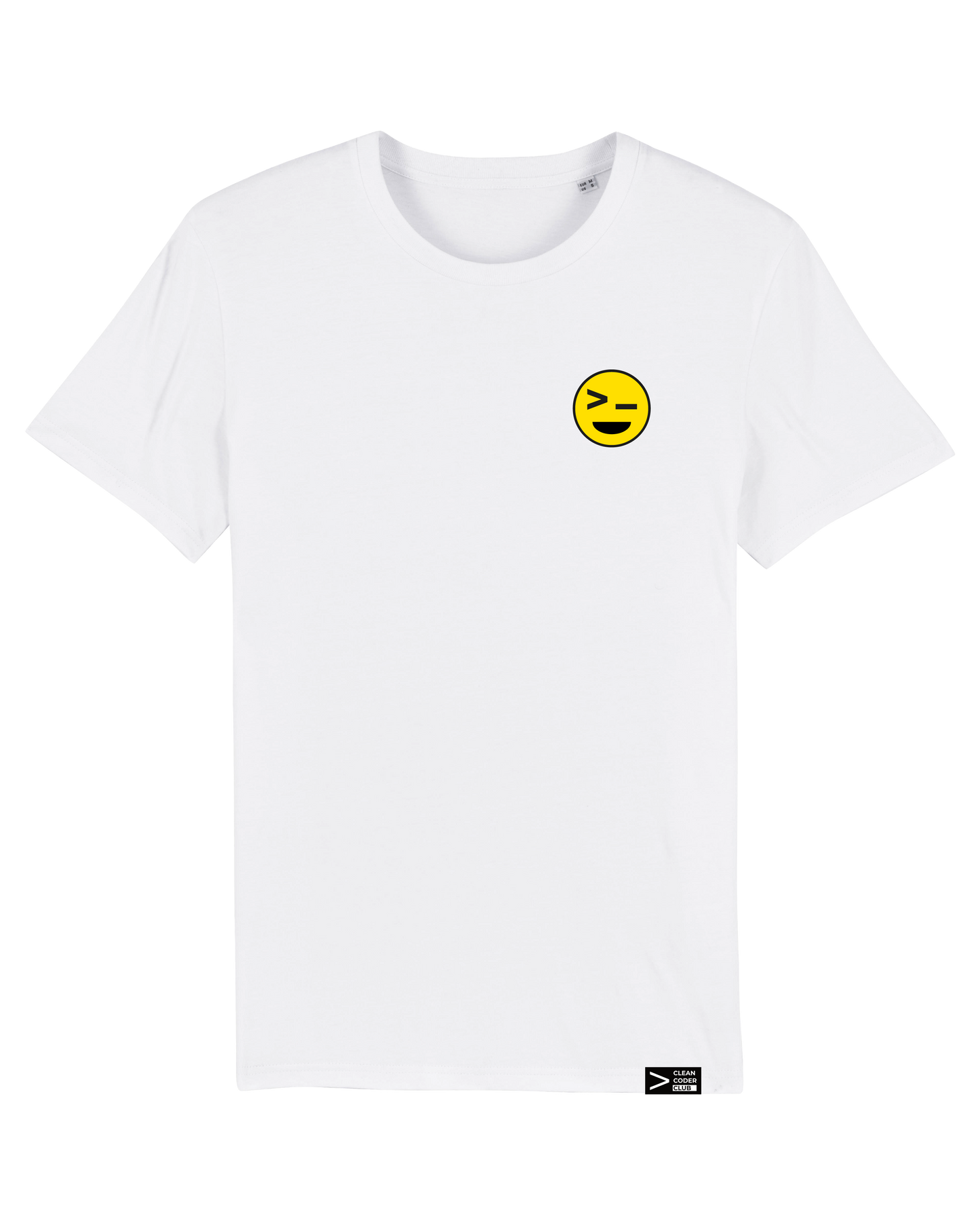 Coder / Programmer t-shirt "Code & Smile" from Clean Coder Club