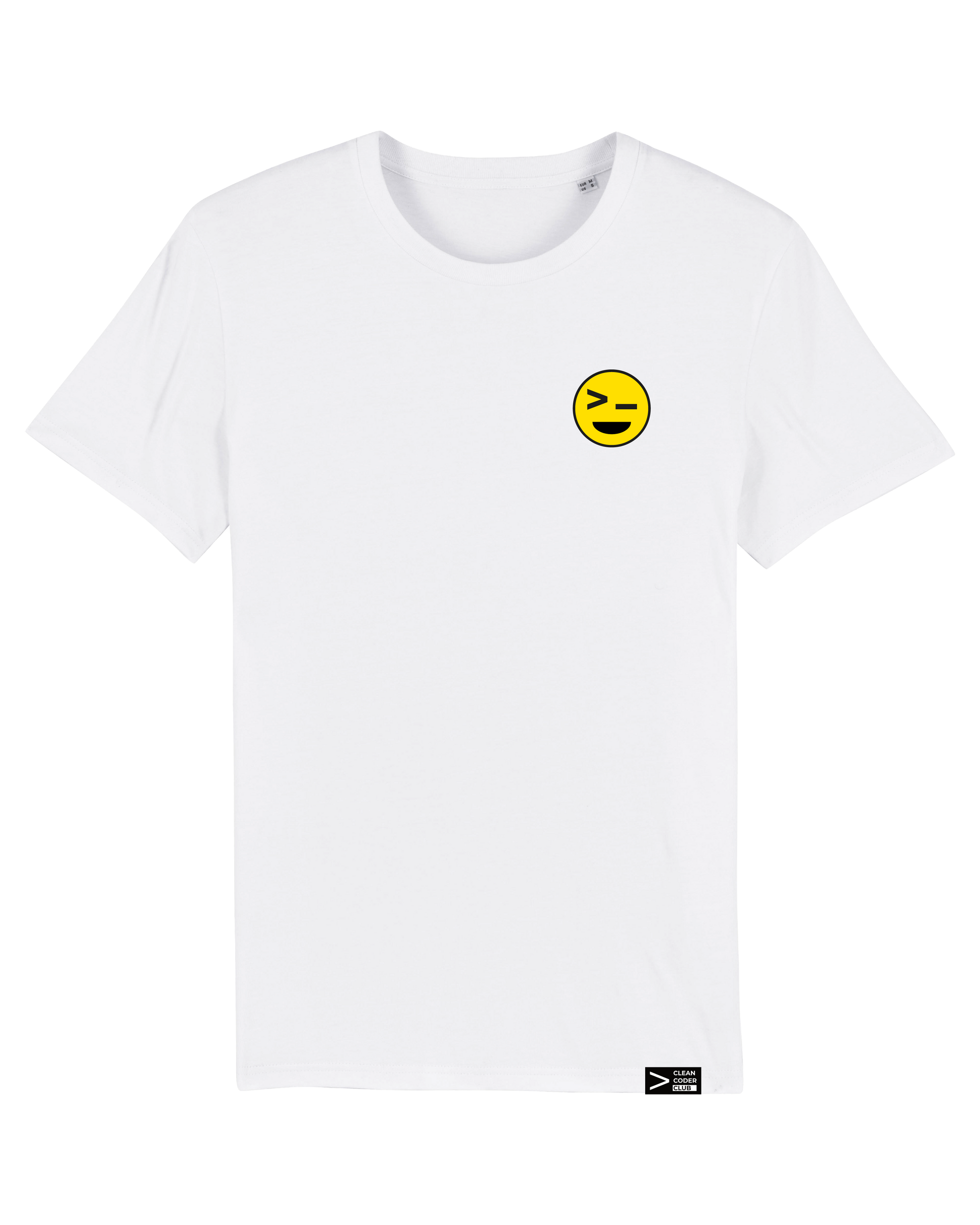 Coder / Programmer t-shirt "Code & Smile" from Clean Coder Club