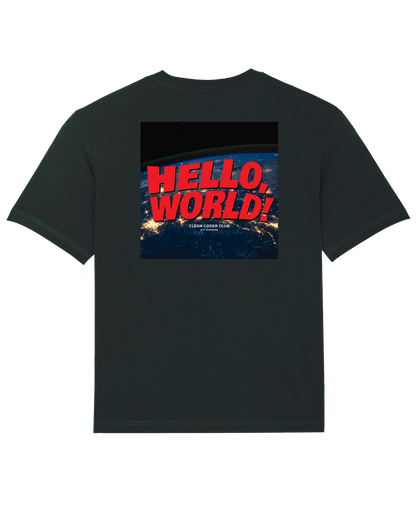 Coder / Programmer t-shirt with the "Hello World" Design from Clean Coder Club